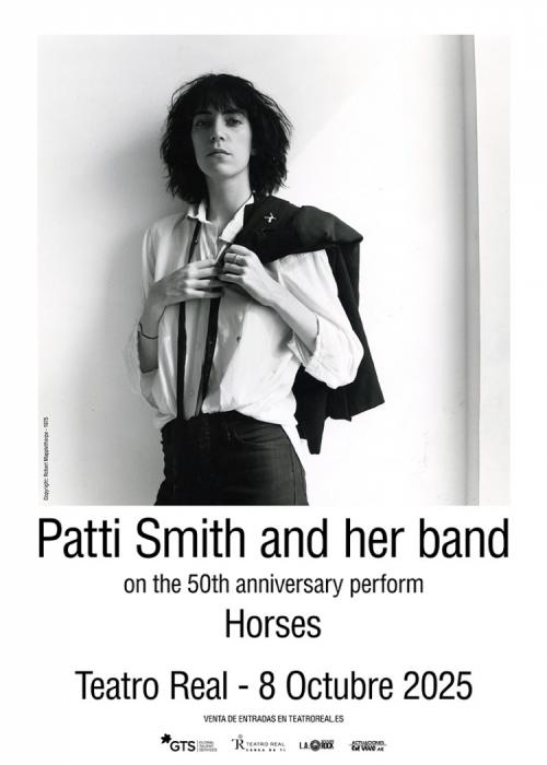 Cartel de Concierto de Patti Smith en Madrid