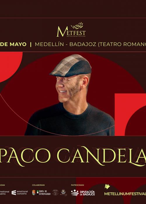 Cartel de Concierto de Paco Candela en Medellín