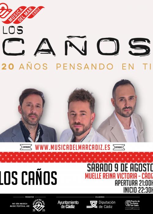 Cartel de Concierto de Los Caños en Cádiz
