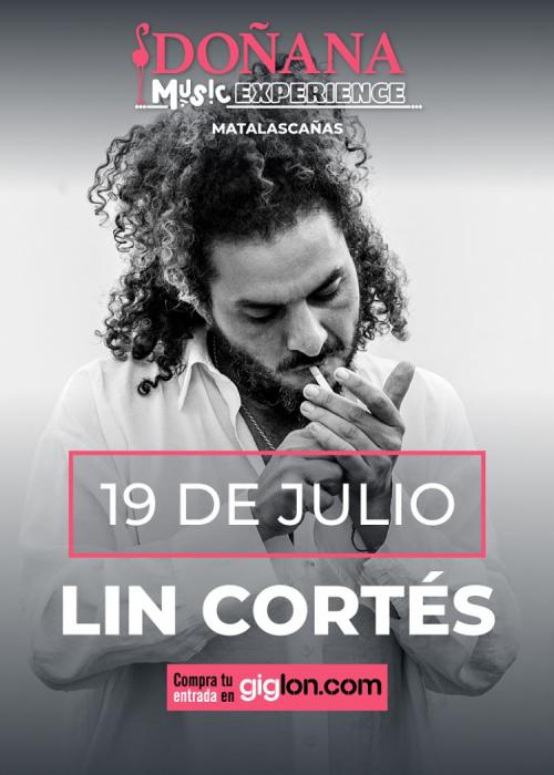 Cartel de Concierto de Lin Cortés en Huelva