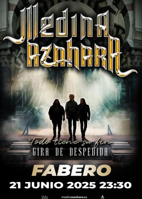 Cartel de Concierto de Medina Azahara en Fabero