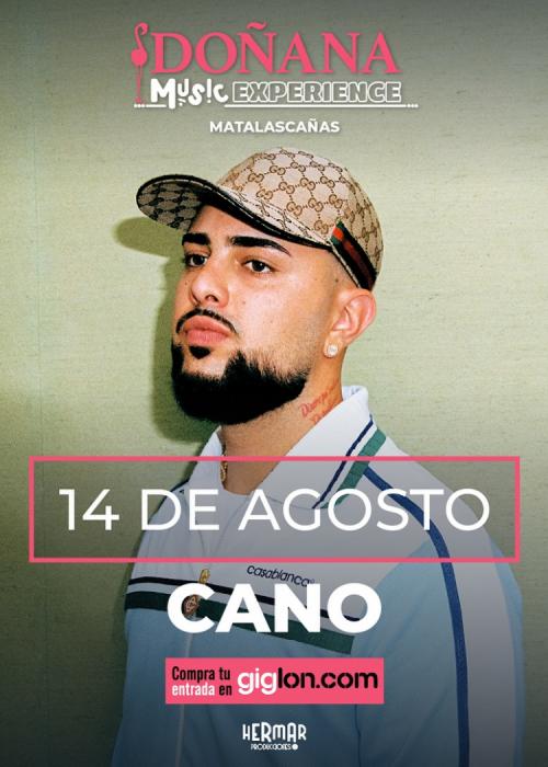 Cartel de Concierto de Cano en Huelva