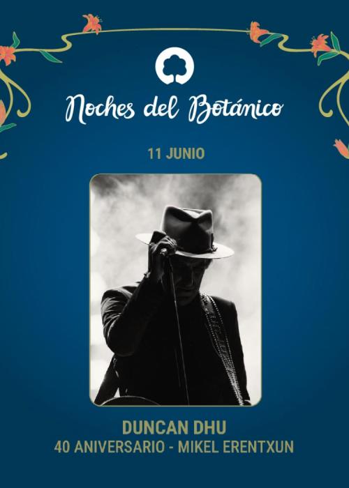 Cartel de Concierto de Duncan Dhu en Madrid