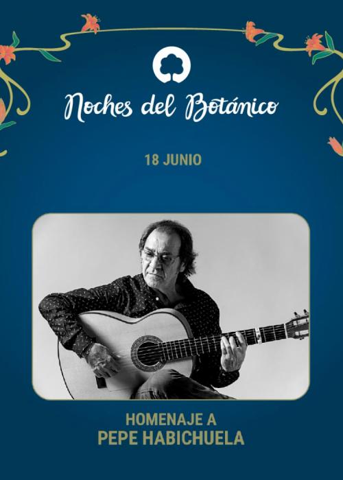 Cartel de Homenaje a Pepe Habichuela en Madrid