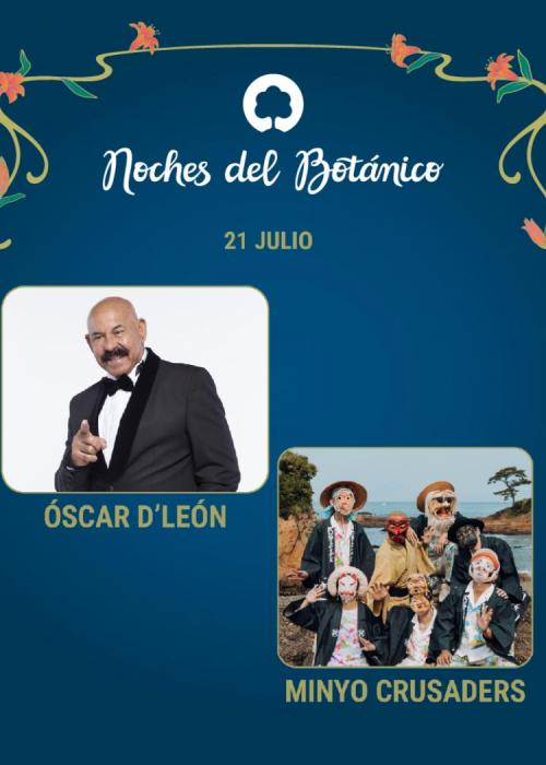 Cartel de Concierto de Óscar D'León + Minyo Crusaders en Madrid