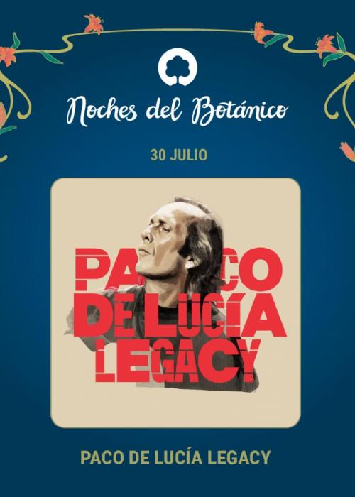 Cartel de Paco de Lucía Legacy en Madrid