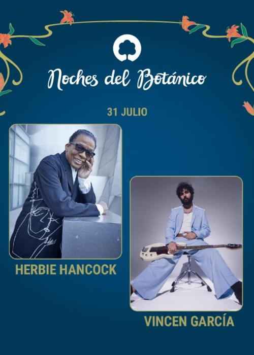 Cartel de Concierto de Herbie Hancock + Vincen Garcia en Madrid