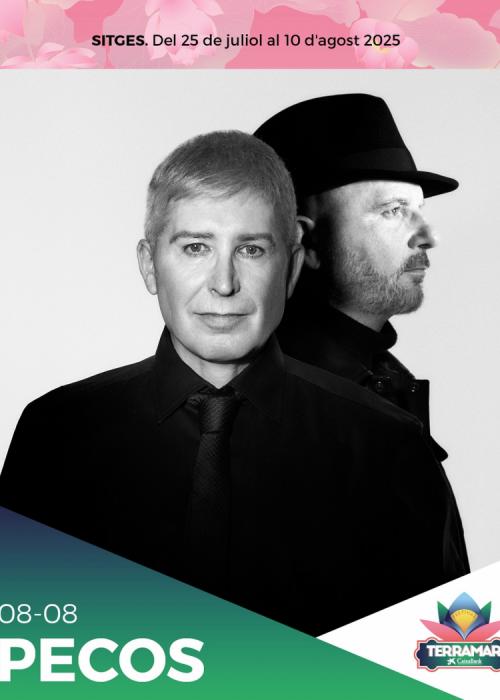 Cartel de Concierto de Los Pecos en Sitges