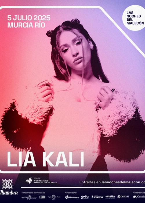 Cartel de Concierto de Lia Kali en Murcia