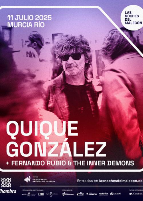 Cartel de Concierto de Quique González en Murcia