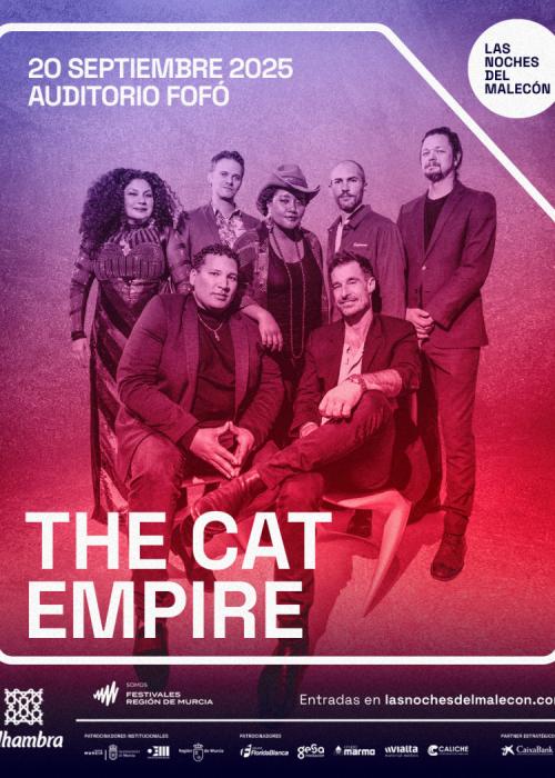 Cartel de Concierto de The Cat Empire en Murcia