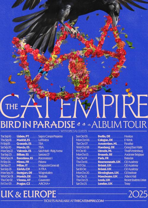 Cartel de Concierto de The Cat Empire en Bilbao
