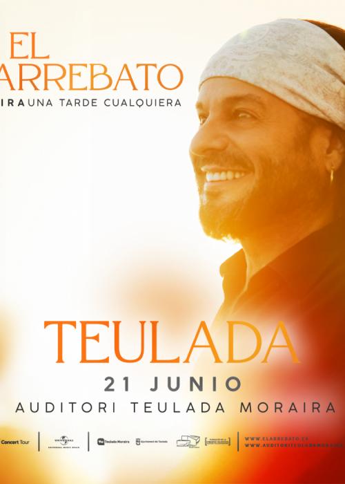 Cartel de Concierto de El Arrebato en Teulada - Alicante
