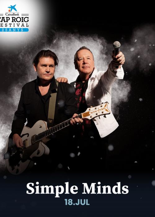 Cartel de Concierto de Simple Minds en Girona