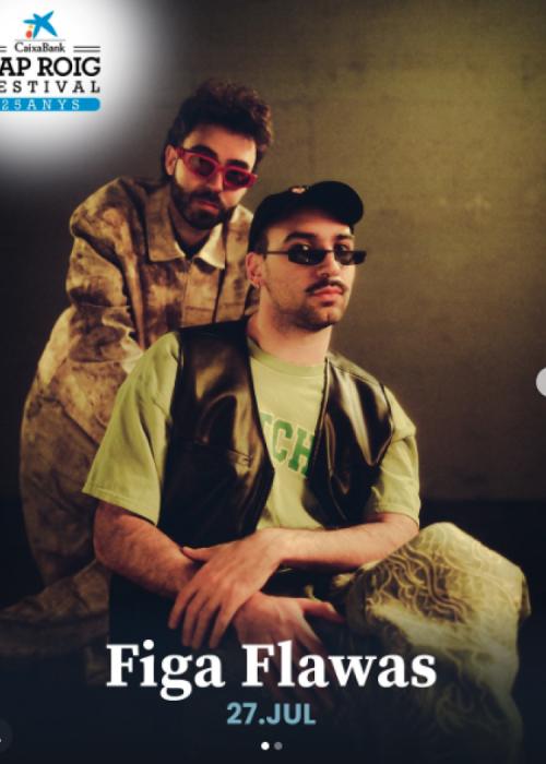 Cartel de Concierto de Figa Flawas en Girona
