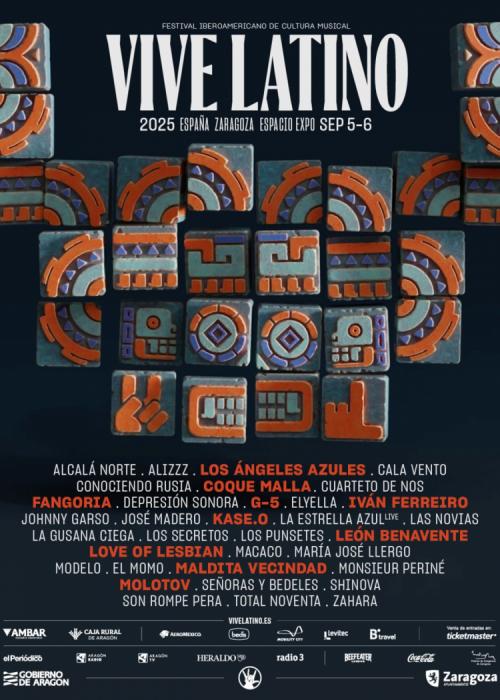 Cartel de Festival Vive Latino 2025
