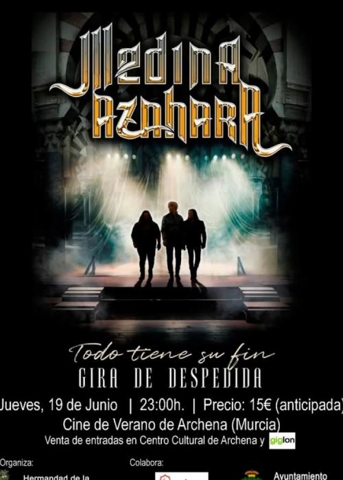 Cartel de Concierto de Medina Azahara en Archena - Murcia