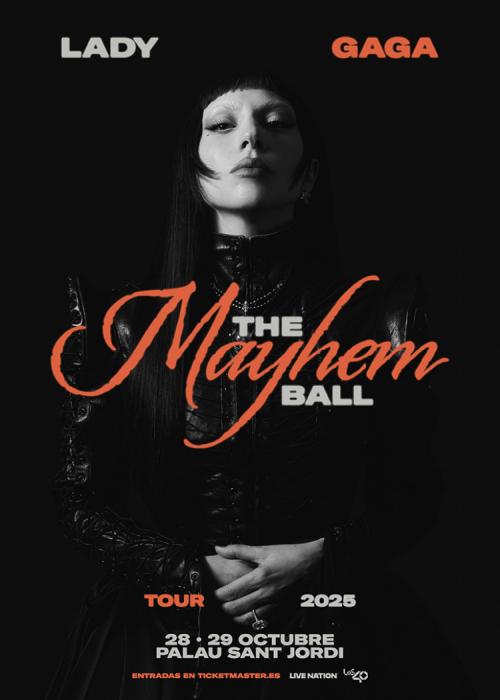 Cartel de Concierto de Lady Gaga en Barcelona