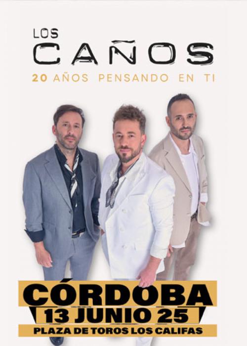 Cartel de Concierto de Los Caños en Córdoba