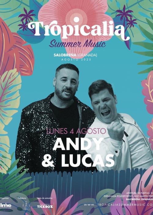 Cartel de Concierto de Andy & Lucas en Salobreña - Granada