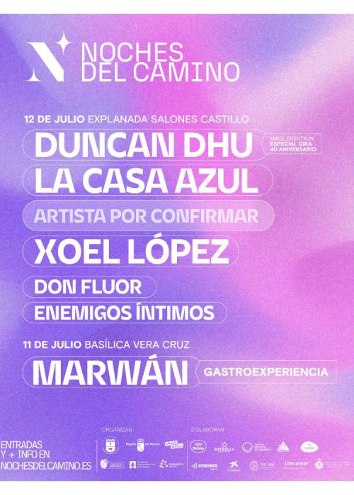 Cartel de Concierto de Marwan en Caravaca de la Cruz