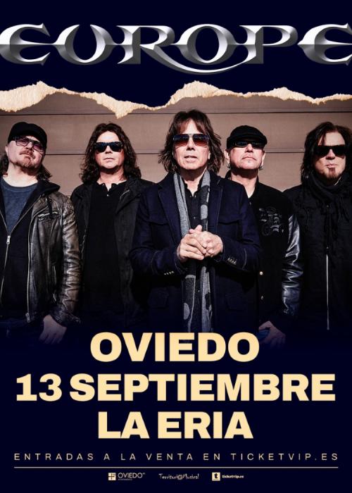 Cartel de Concierto de Europe en Oviedo