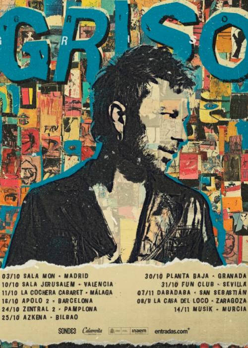 Cartel de Concierto de Griso en Valencia