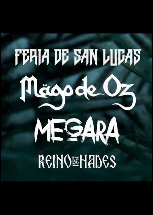 Cartel de Concierto de Mago de Oz + Megara + Reino de Hades en Jaén