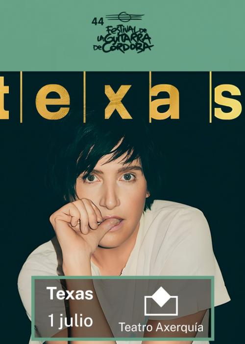 Cartel de Concierto de Texas en Córdoba