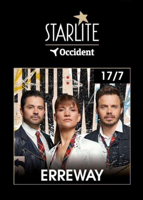 Cartel de Concierto de Erreway en Marbella