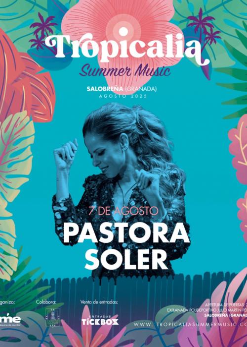 Cartel de Concierto de Pastora Soler en Salobreña - Granada