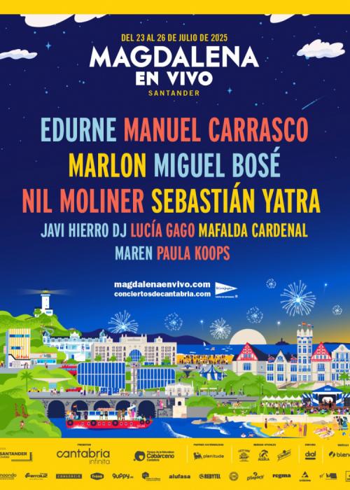 Cartel de Magdalena en Vivo Santander 2025