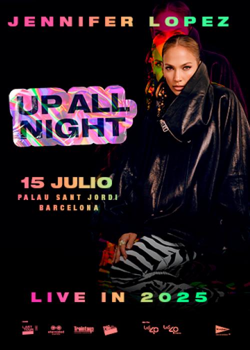 Cartel de Concierto de Jennifer López en Barcelona