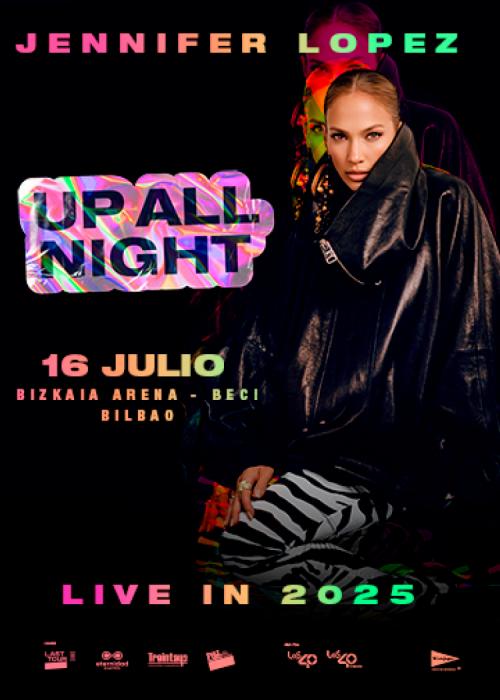 Cartel de Concierto de Jennifer López en Bilbao