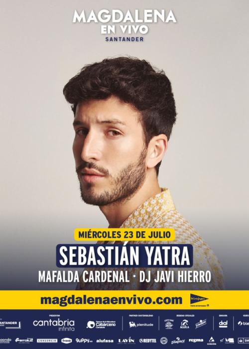 Cartel de Concierto de Sebastián Yatra + Mafalda Cardenal en Santander