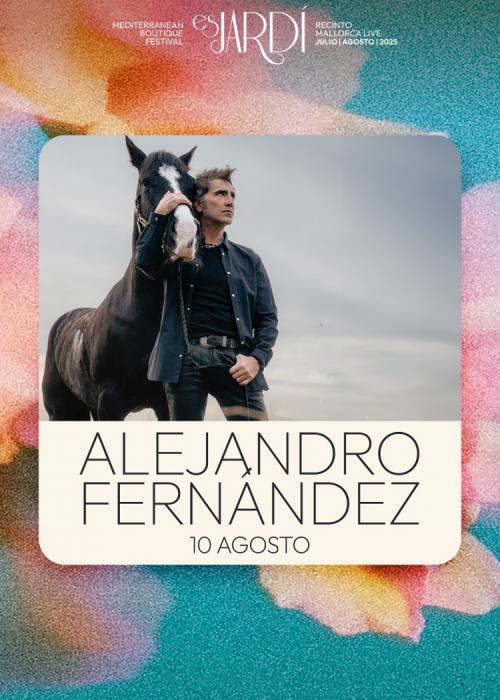 Cartel de Concierto de Alejandro Fernández en Palma de Mallorca