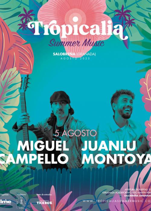 Cartel de Miguel Campello + Juanlu Montoya en Salobreña - Granada