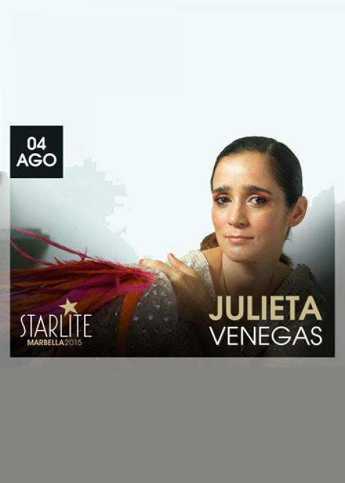 Cartel de Concierto de Julieta Venegas en Marbella (Starlite 2015)