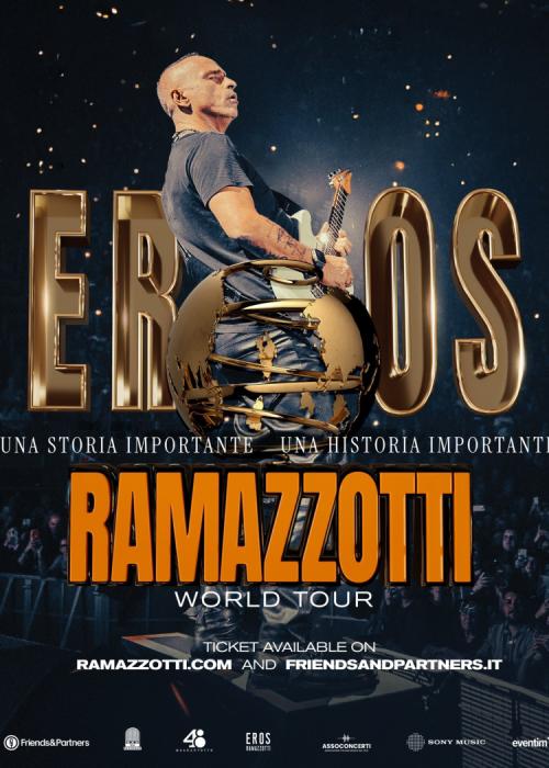 Cartel de Concierto de Eros Ramazzotti en Barcelona