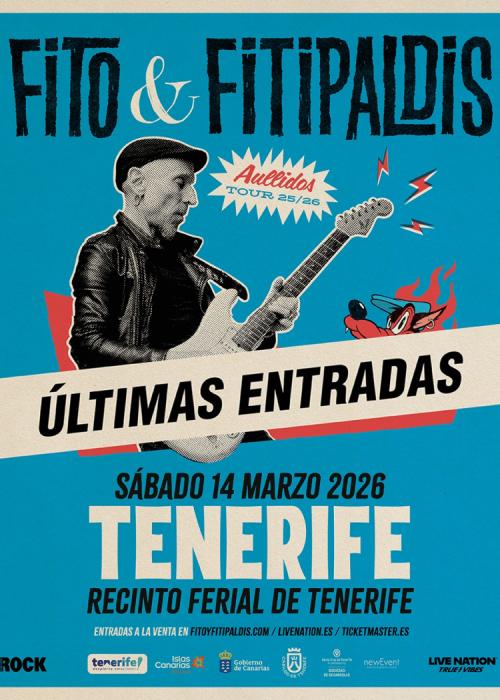 Cartel de Concierto de Fito & Fitipaldis en Tenerife