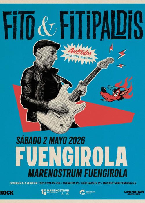 Cartel de Concierto de Fito & Fitipaldis en Fuengirola