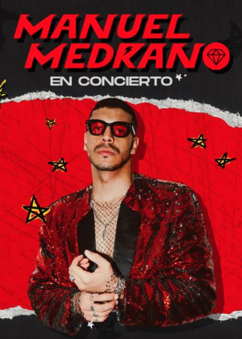 Cartel de Concierto de Manuel Medrano en Barcelona
