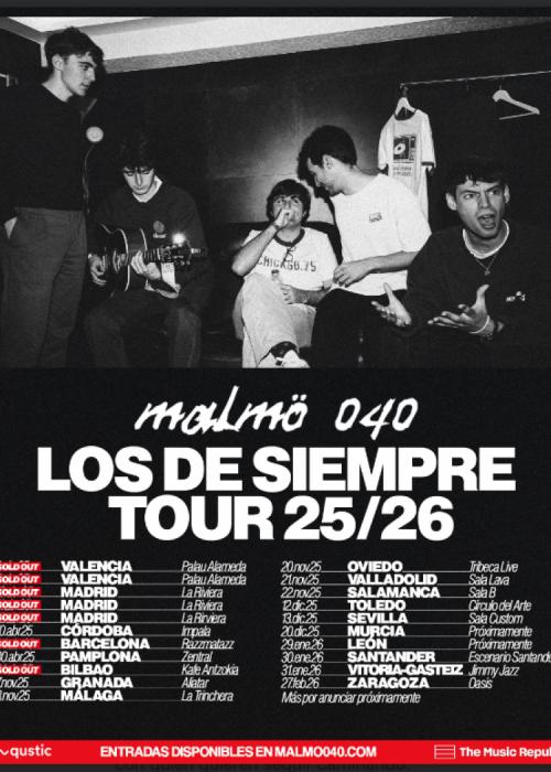 Cartel de Concierto de Malmö 040 en Valladolid