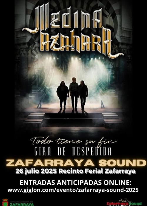 Cartel de Concierto de Medina Azahara en Zafarraya - Granada