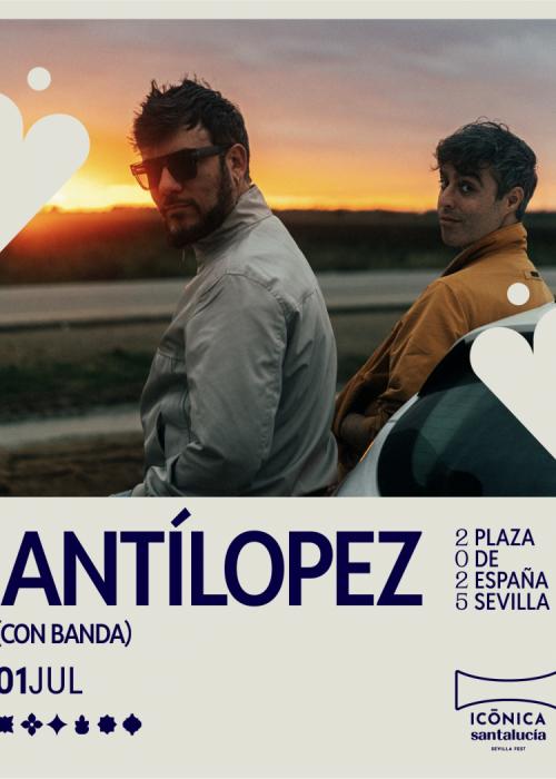 Cartel de Concierto de Antílopez en Sevilla