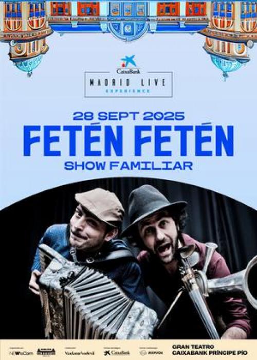 Cartel de Concierto de Fetén Fetén en Madrid