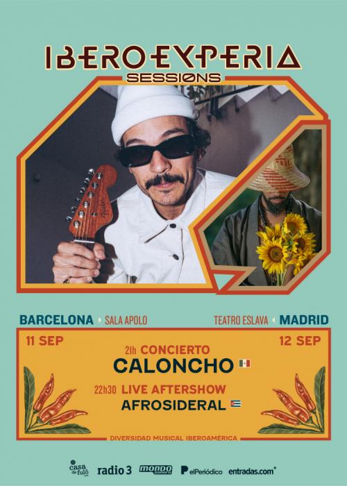 Cartel de Concierto de Caloncho en Barcelona