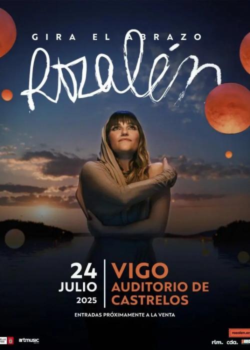 Cartel de Concierto de Rozalen en Vigo