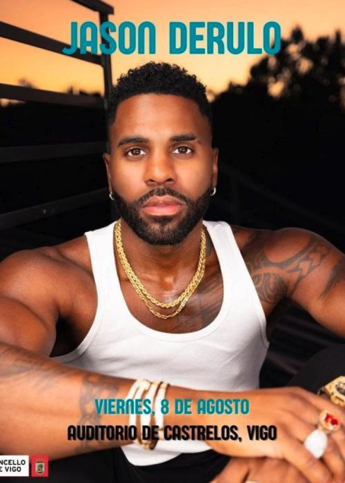 Cartel de Concierto de Jason Derulo en Vigo