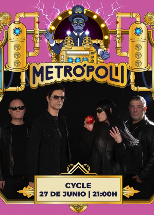 Cartel de Concierto de Cycle en Gijón